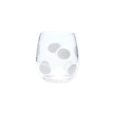 Vietri Drop Stemless Wine Glass