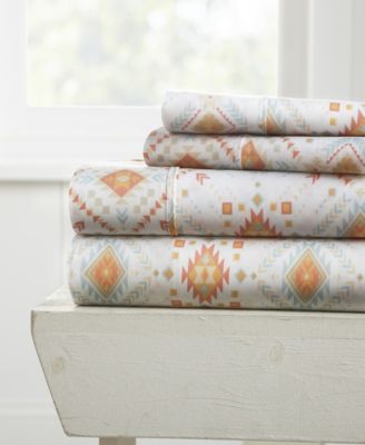 ienjoy Home The Boho & Beyond набор из 4 предметов постельного белья, ультрамягкий, Queen