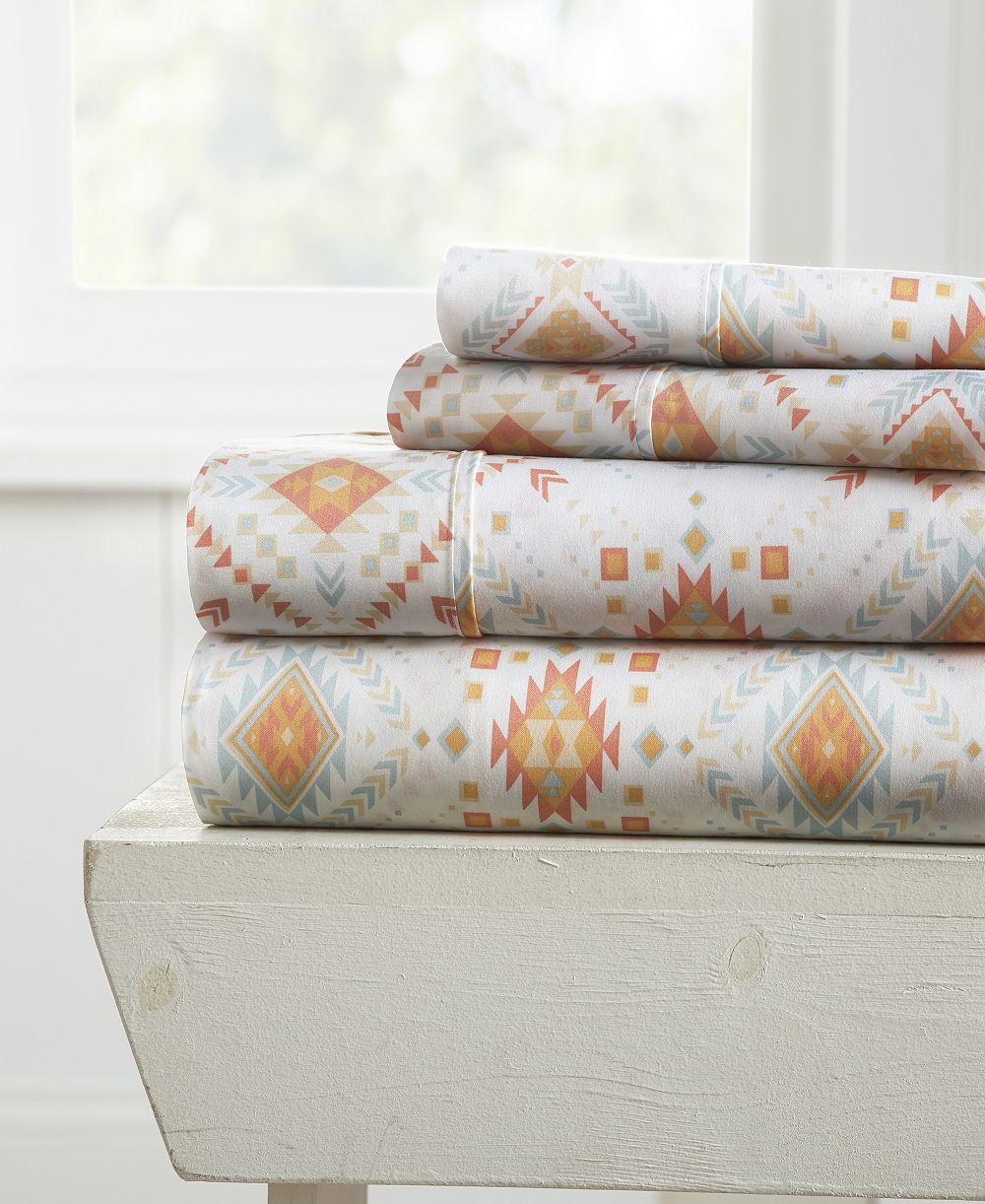 Комплект постельного белья ienjoy Home The Boho & Beyond Premium Ultra Soft Pattern 3-Pc. Sheet Set, Twin
