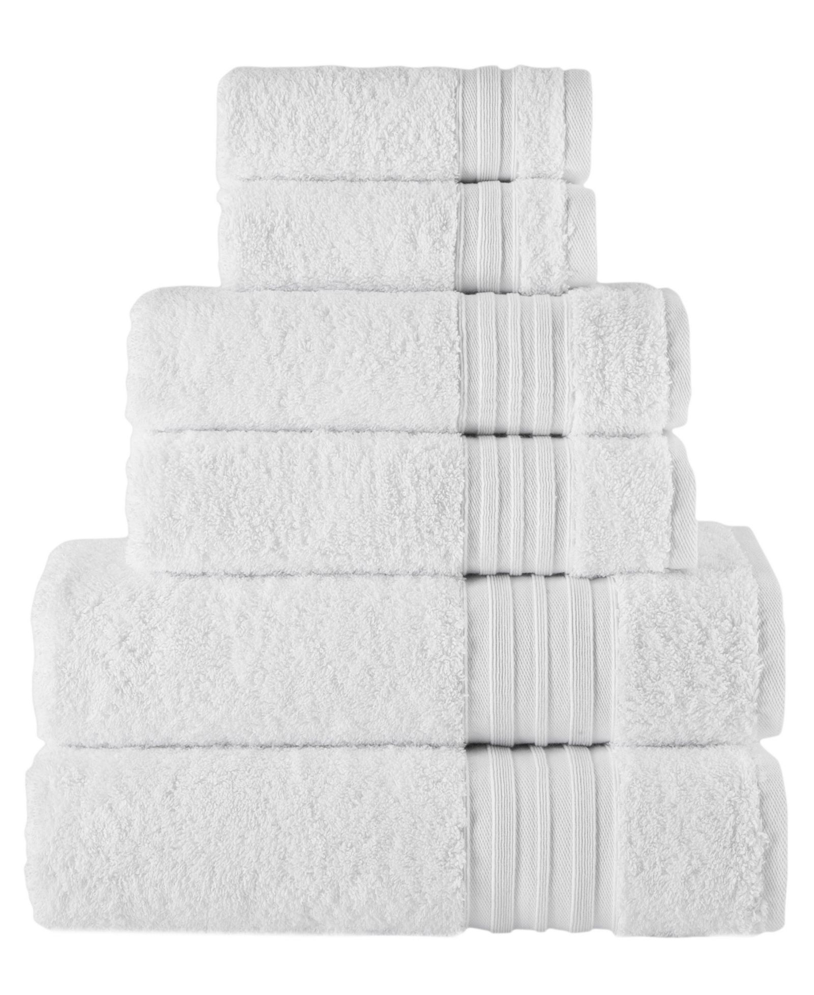 Turkish Spa Collection 6-Pc Cotton Towel Set