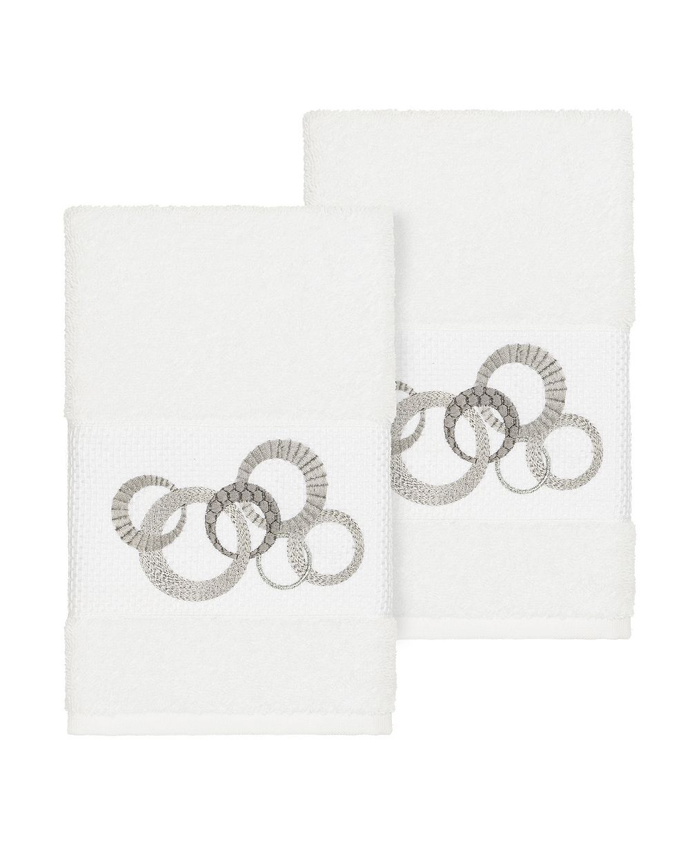 Набор махровых полотенец Linum Home Annabelle 2-Pc. Embellished
