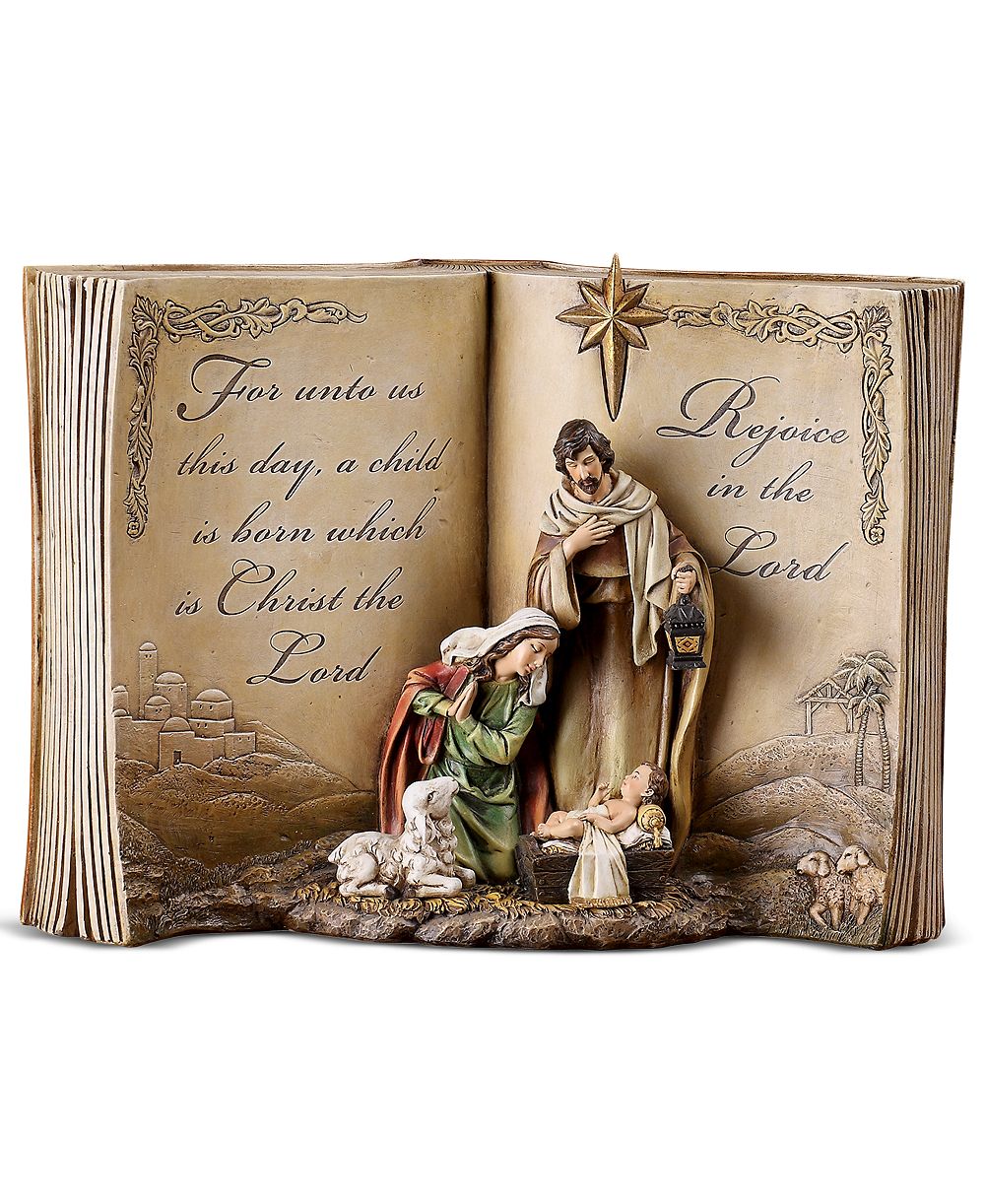 Сцена Рождества Napco Bible Nativity Scene