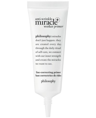 philosophy Anti-Wrinkle Miracle Worker+ Line-Correcting Primer, 0.9-oz.