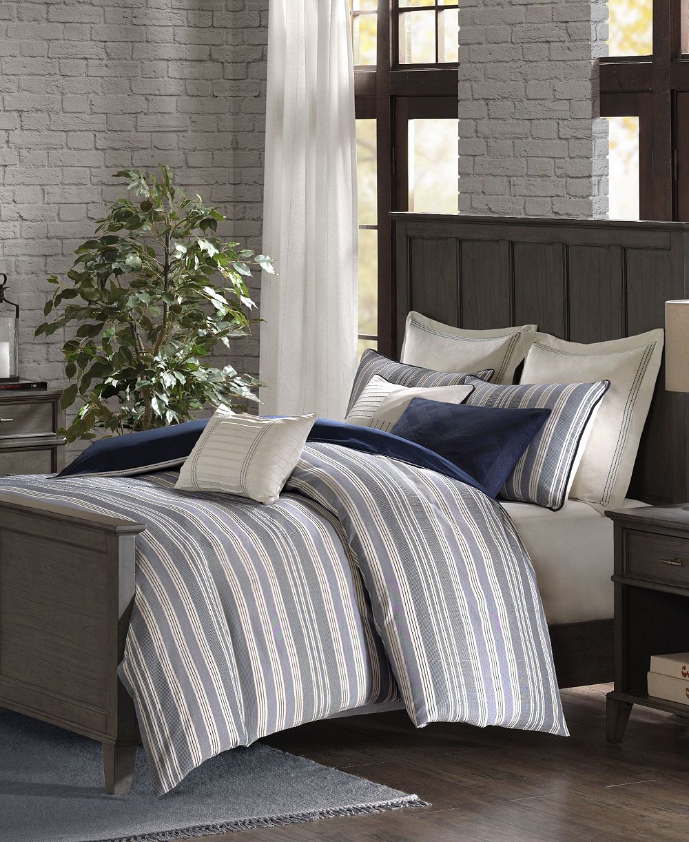 Madison Park Signature комплект из 8 предметов для одеяла Farmhouse, Queen