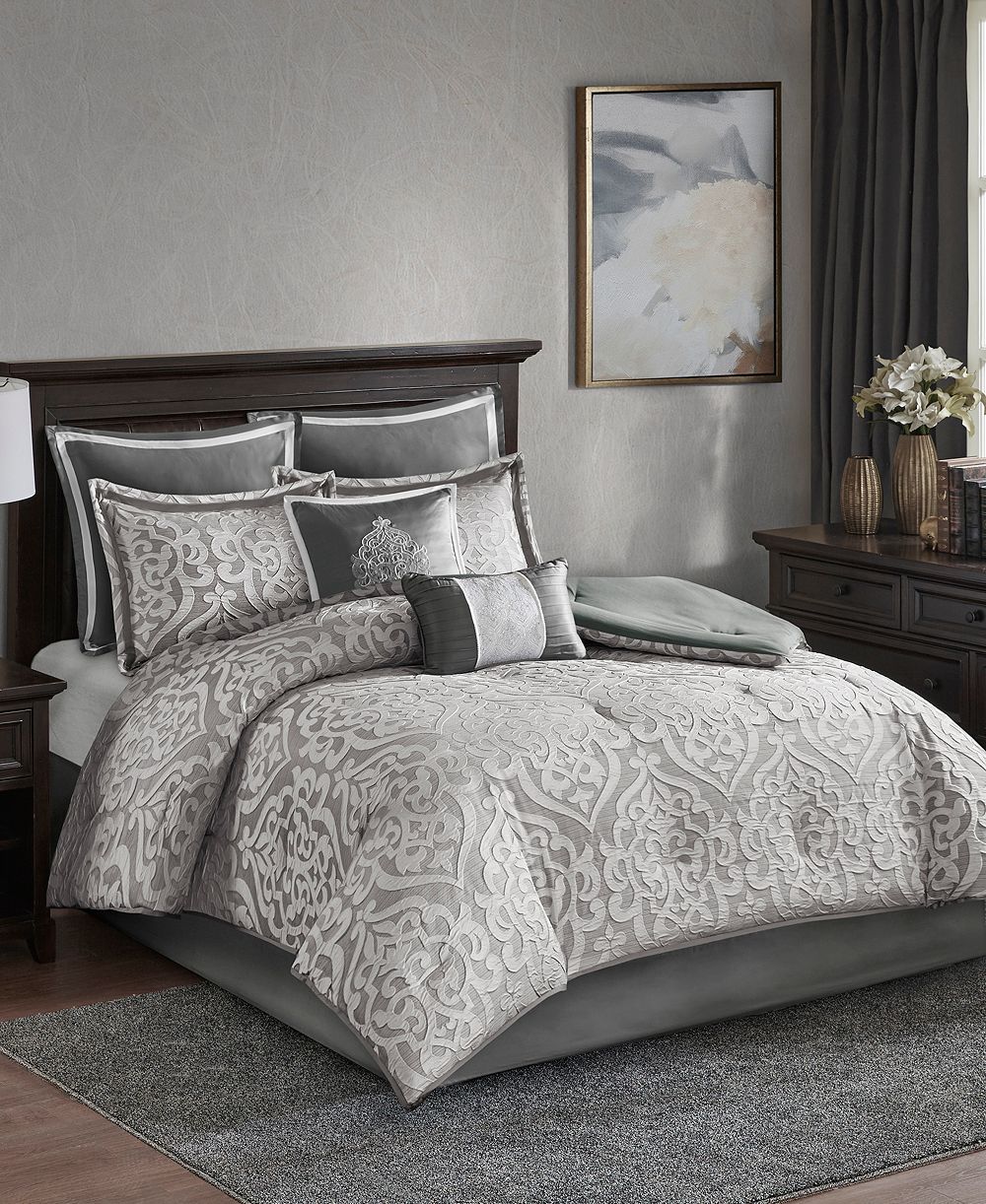 Madison Park Odette Jacquard 8-Pc. Comforter Set, Queen