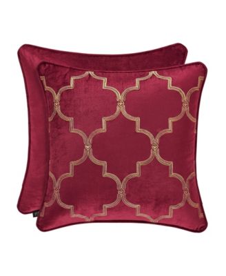 J Queen New York Maribella Embellished Decorative Pillow, 18" x 18"