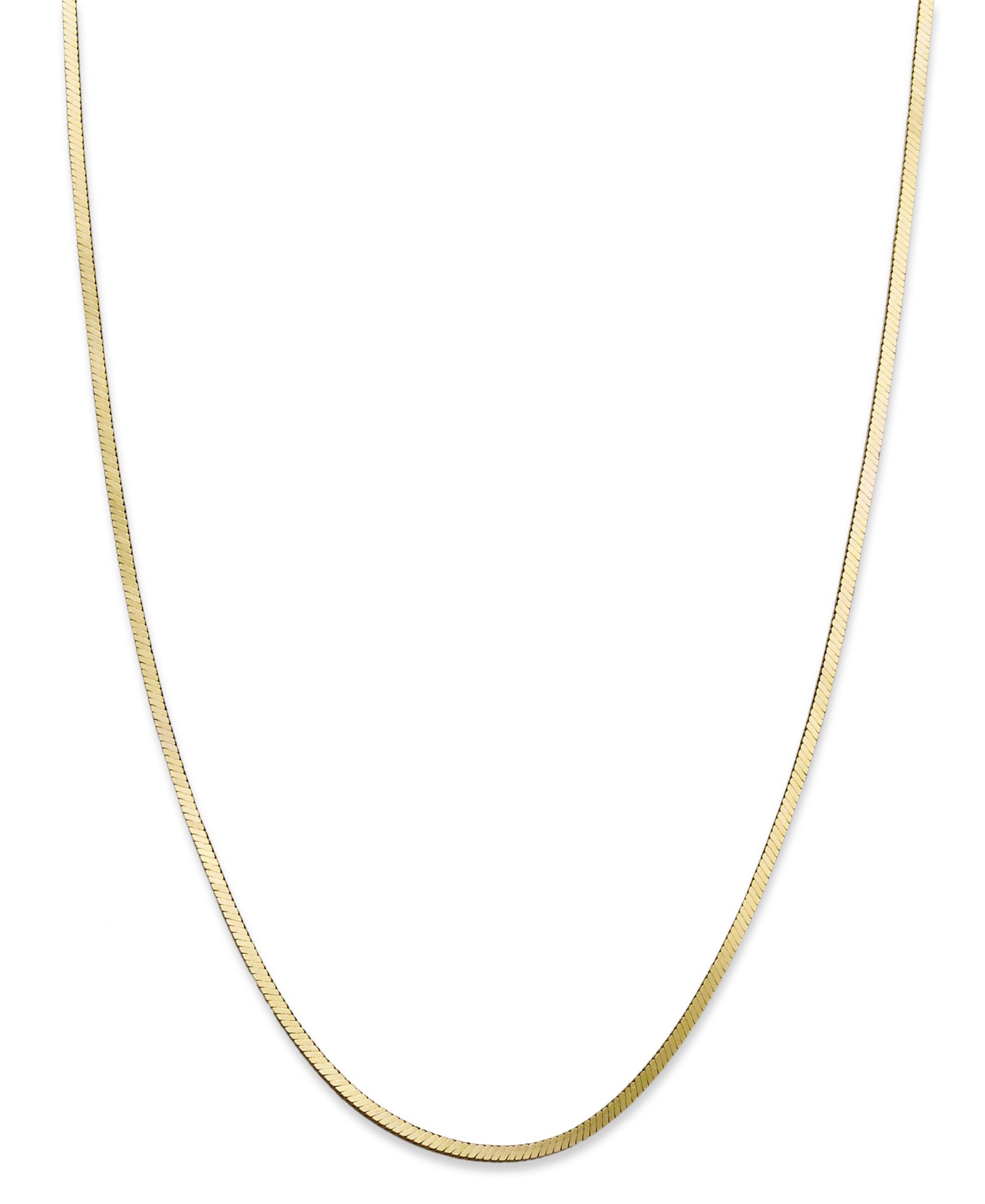 Колье Giani Bernini 18K Gold over Sterling Silver Snake Chain 18"