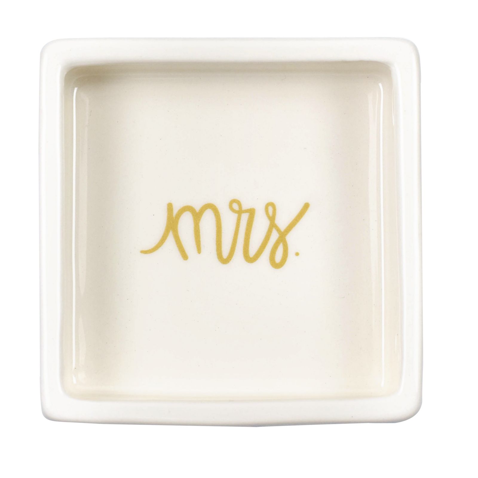 Набор мисок Coton Colors by Laura Johnson Mr. and Mrs. Square Trinket Bowl Set/2