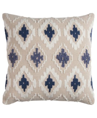 Rizzy Home Декоративная подушка Ikat из полиэстера, 20" x 20"