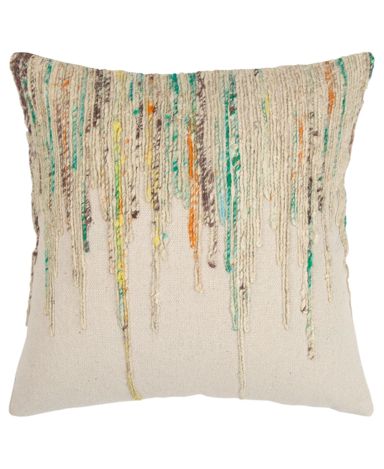 Rizzy Home Abstract Design Polyester Filled Decorative Pillow, 20" x 20"