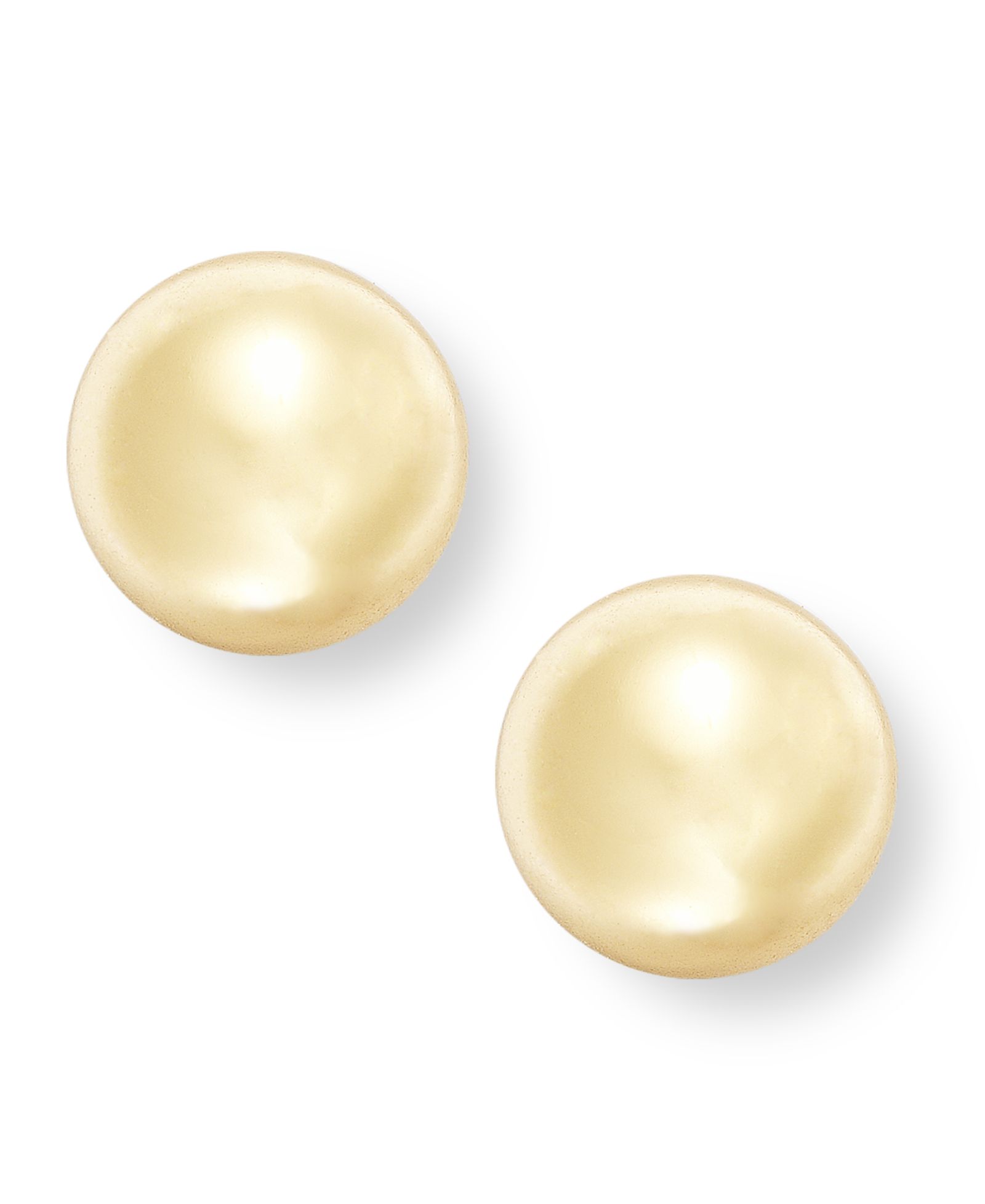 Серьги-гвоздики Giani Bernini Ball Stud Earrings (8mm) из золота 18k на стерлинговом серебре
