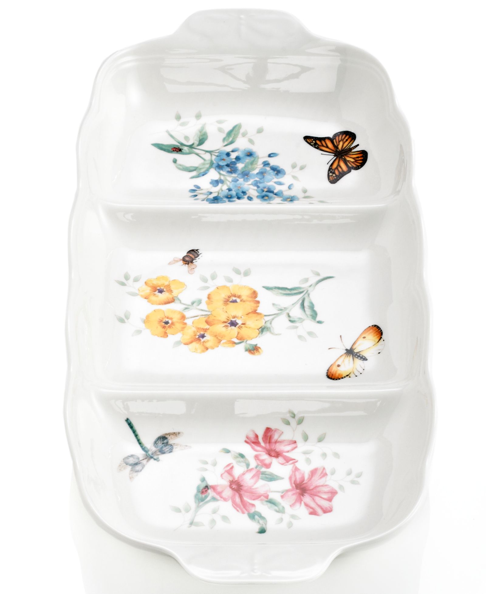 Lenox  Butterfly Meadow 3-Part Divided Server