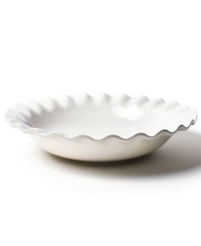 Декоративная миска Coton Colors by Laura Johnson Signature White 13" Ruffle