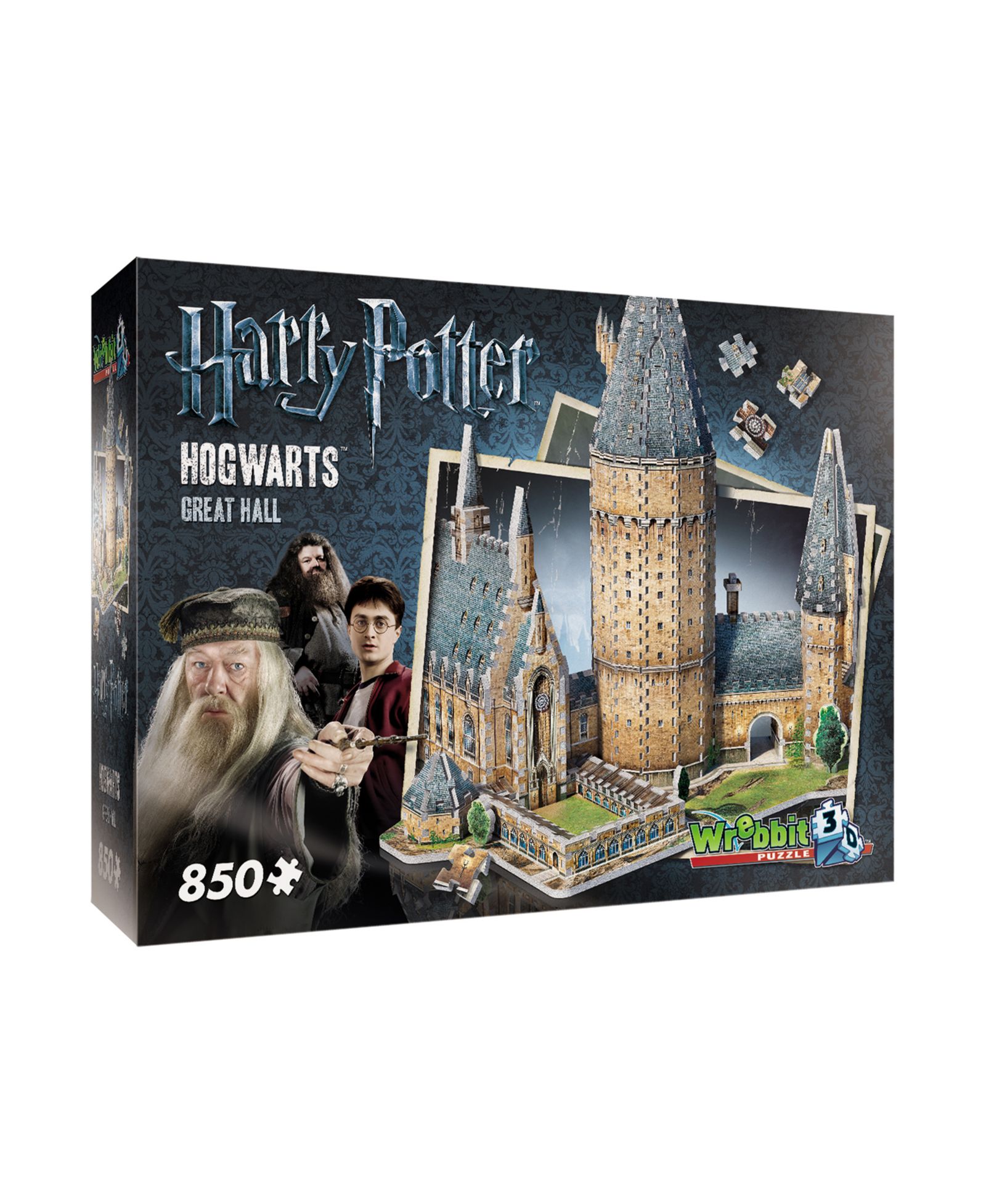 3D пазл Wrebbit Harry Potter Collection - Hogwarts - Great Hall 850 Pieces