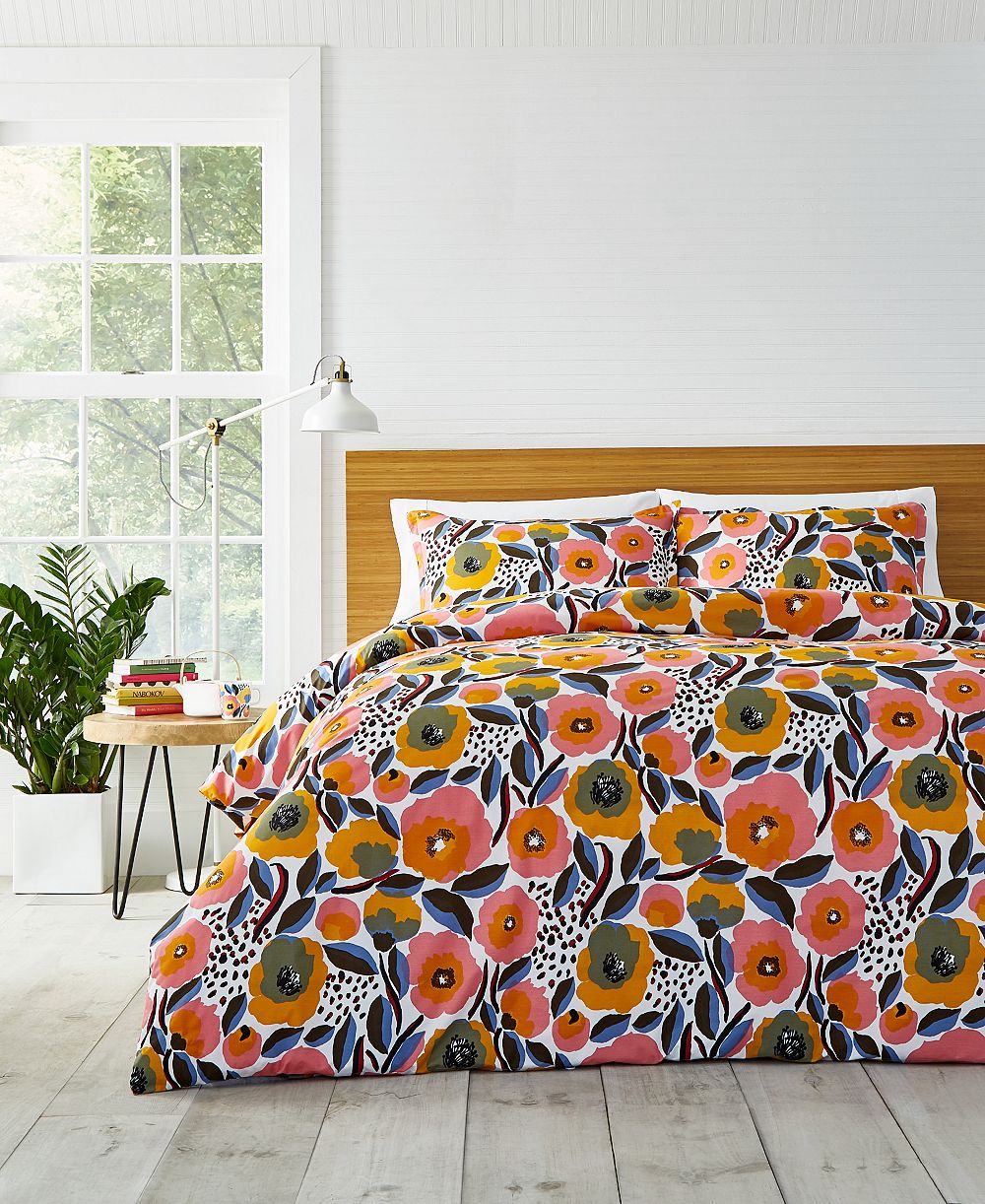 Стягатель Marimekko Rosarium Cotton Reversible, 3 Piece Comforter Set, Full/Queen