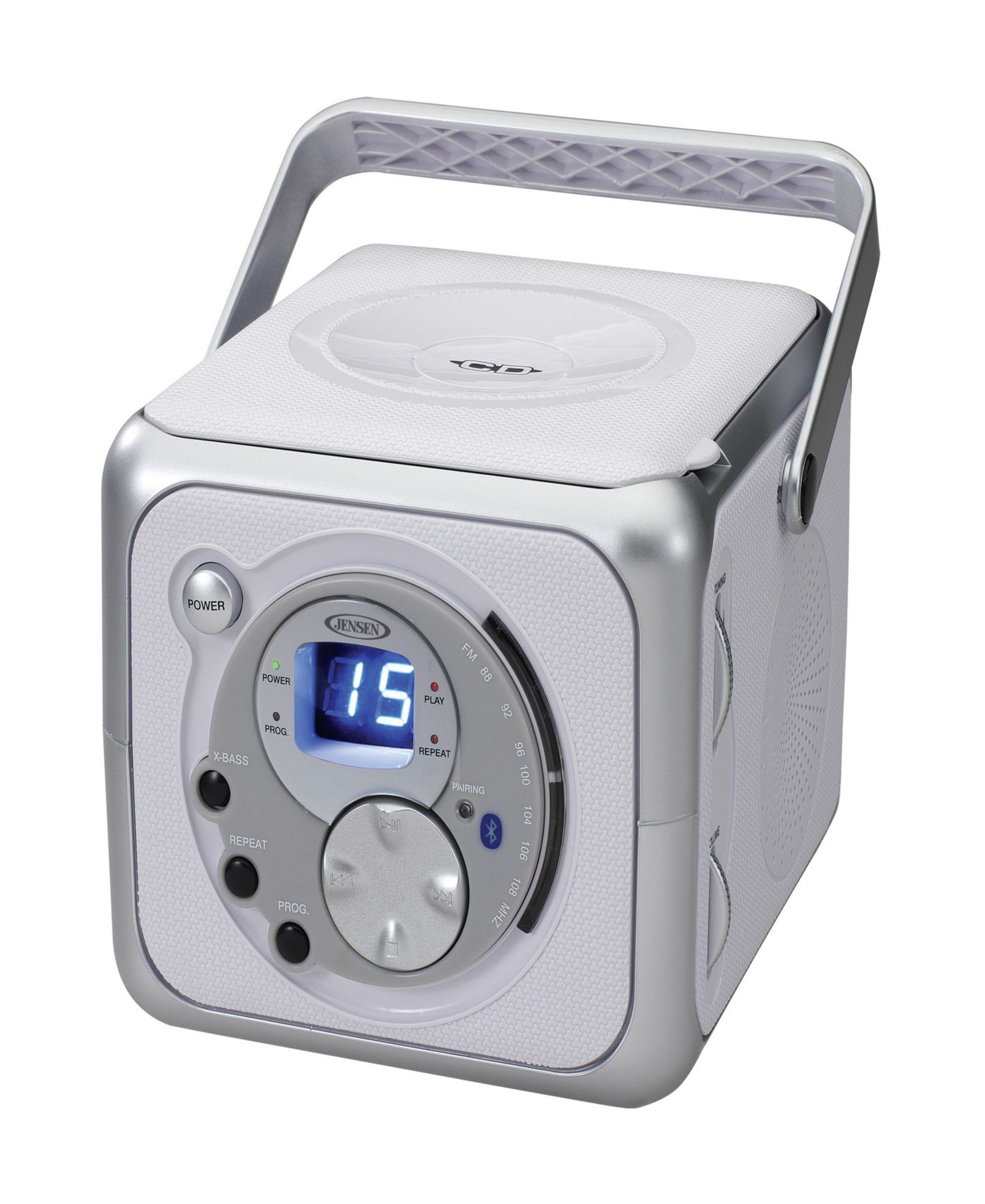 Jensen CD-555 Portable Bluetooth Music System