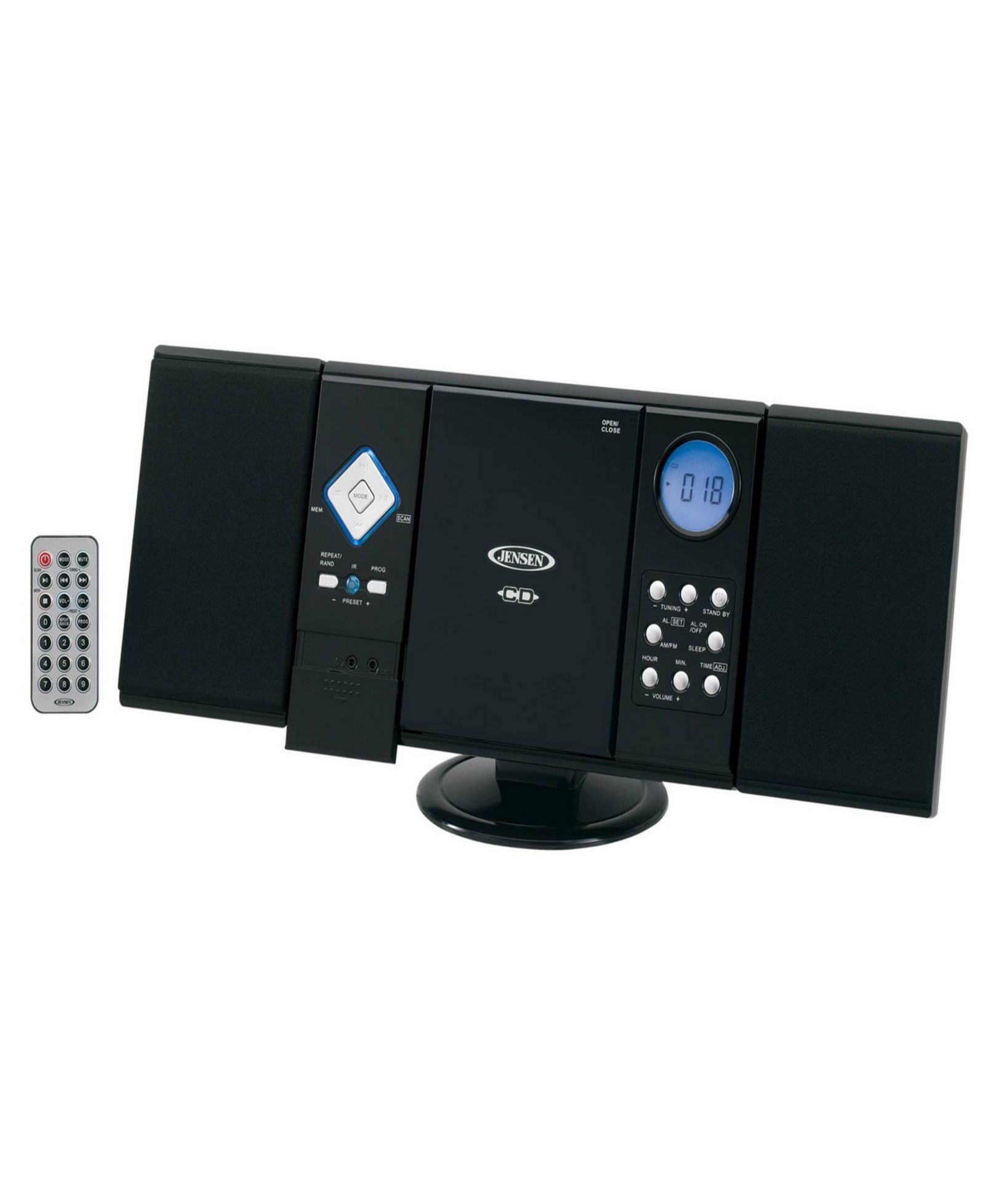Jensen JMC180 Wall-Mountable Vertical-Loading CD Receiver