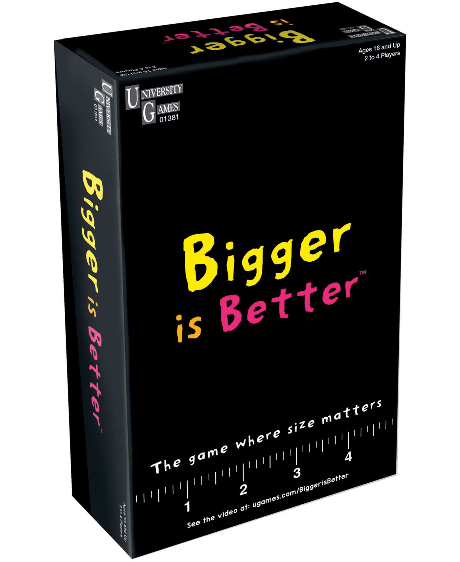 Настольная игра Bigger is Better от University Games, 110 карт, от 18 лет
