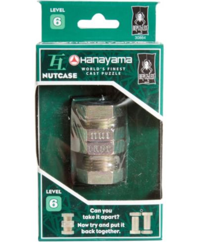 Bepuzzled Hanayama Level 6 Cast Nutcase Puzzle, Ages 8+