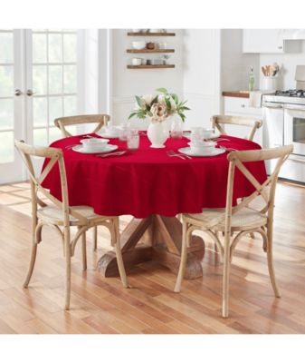 Elrene Elegance Plaid Tablecloth 90" Round