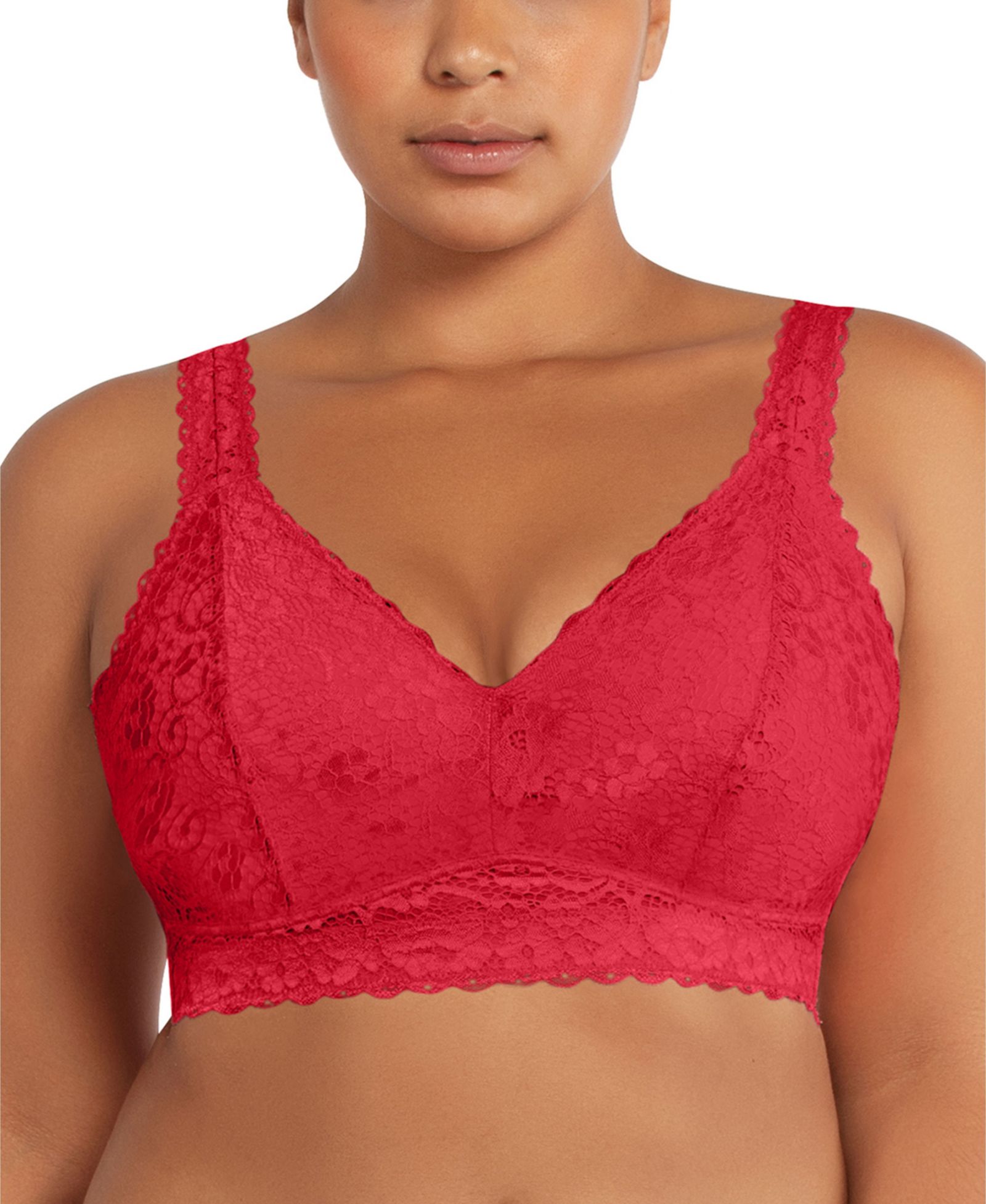 PARFAIT Women's Adriana Wire-Free Lace Bralette, Blackberry, 30I