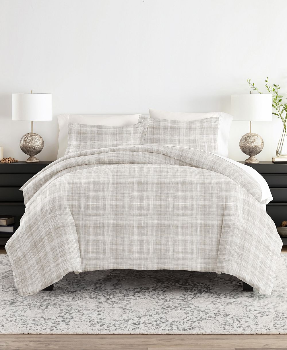 ienjoy Home Elegant Designs Patterned Duvet Cover Set, Full/Queen