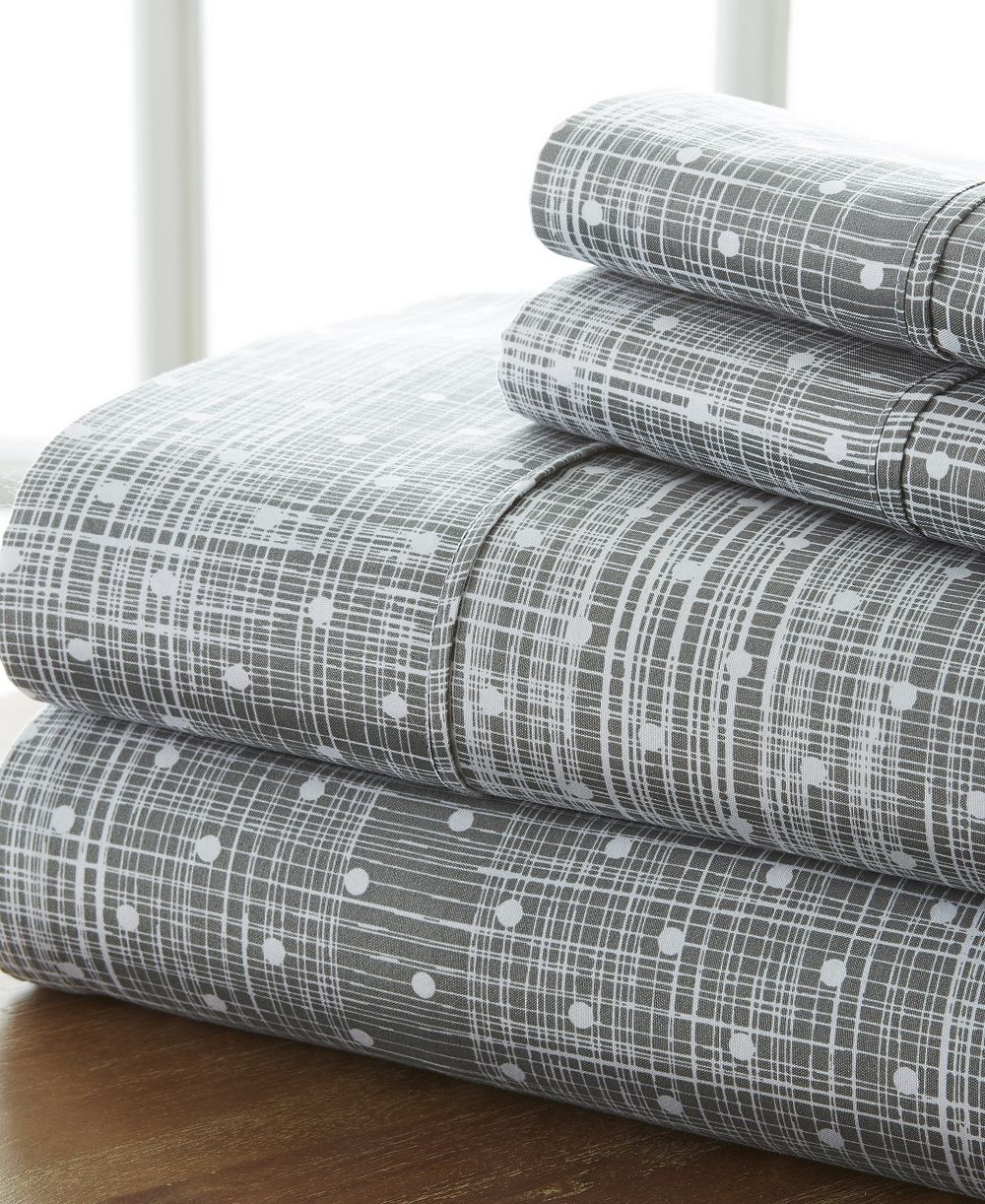 ienjoy Home The Timeless Classics Premium Ultra Soft Pattern 4-Pc. комплект постельного белья, California King