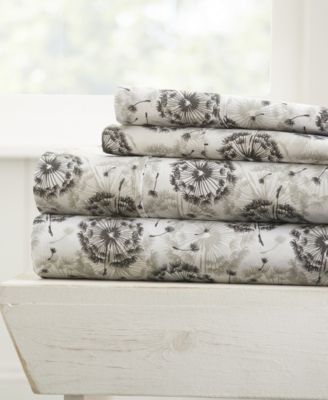 Комплект постельного белья ienjoy Home The Farmhouse Chic Premium Ultra Soft, 4 шт., Queen