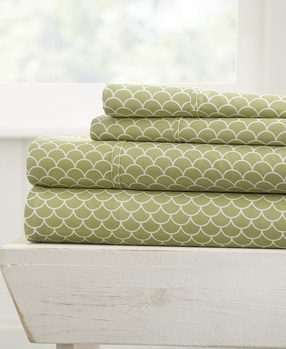 ienjoy Home The Farmhouse Chic Premium Ultra Soft Pattern 3-Pc. Sheet Set, Twin