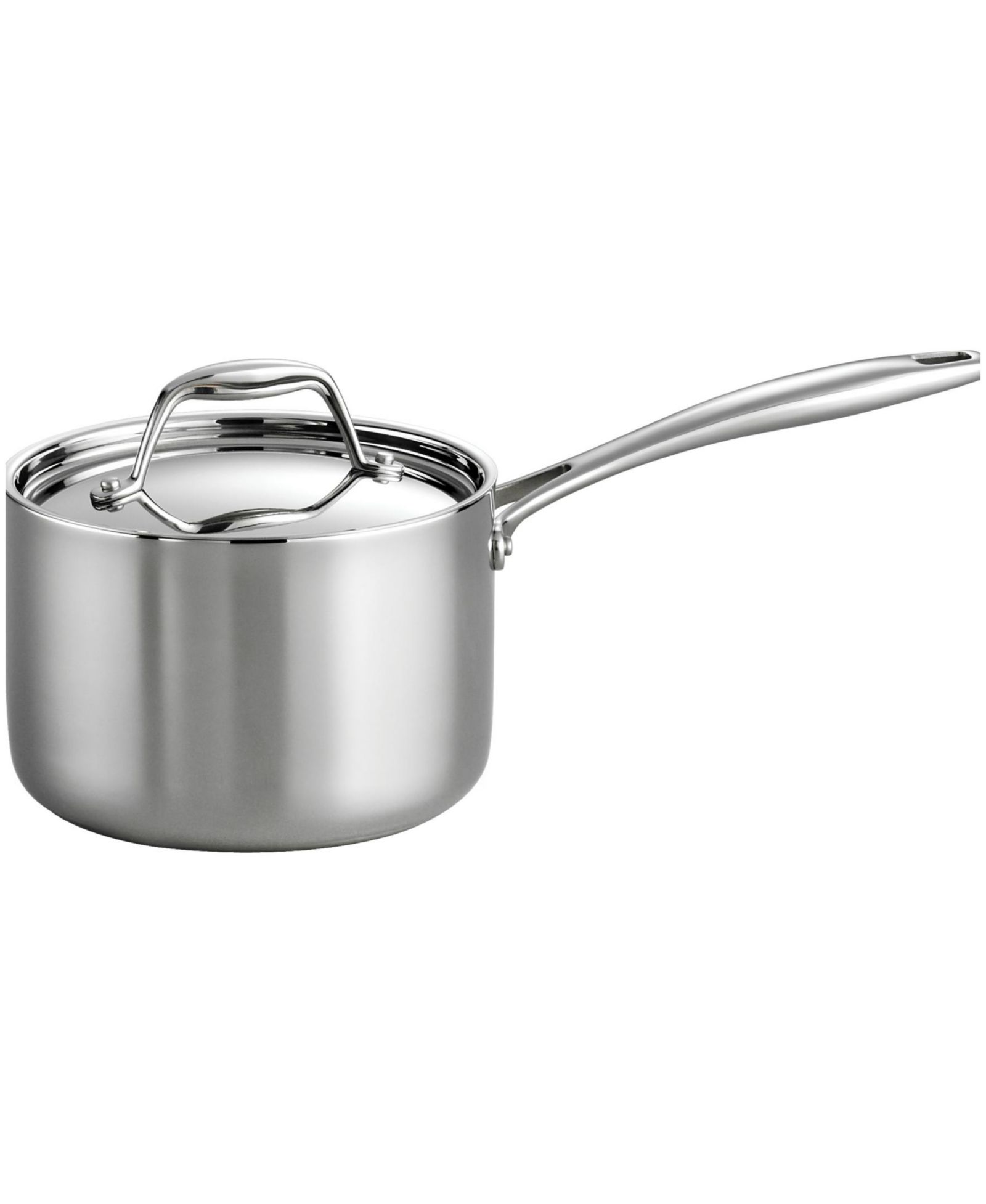 Tramontina Signature Сотейник из нержавеющей стали Tri-Ply Clad с крышкой 2-Quart