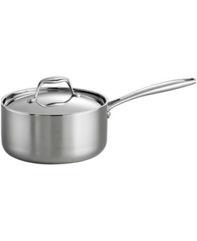 Сотейник Tramontina Signature 3-Quart Tri-Ply Clad Stainless Steel с крышкой