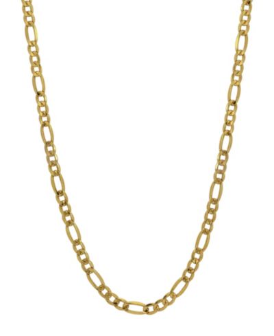 Цепочка-ожерелье Figaro Link 22" (3.21mm) в 18k Gold