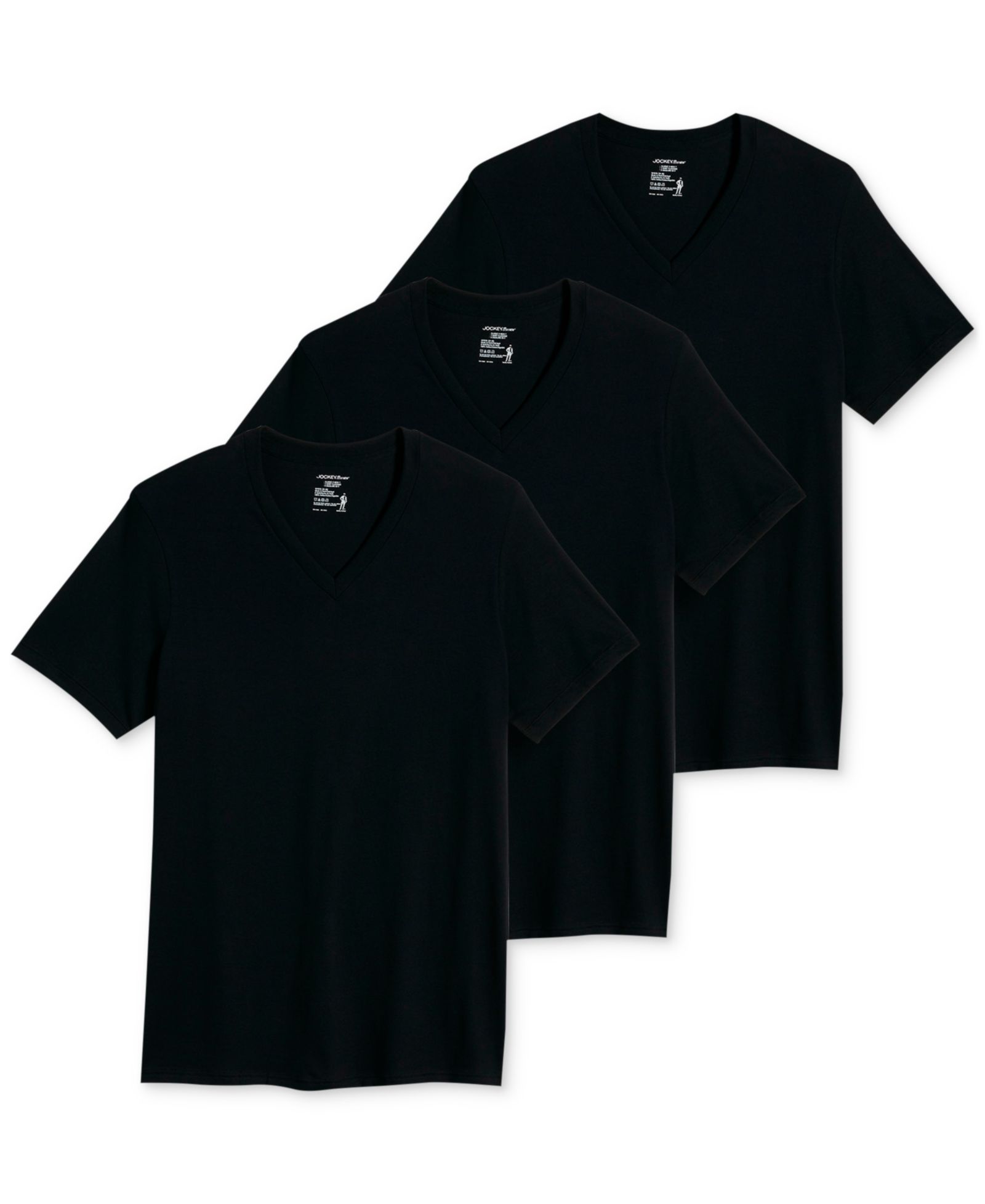 Men's 3-Pack Classic V-Neck Undershirts