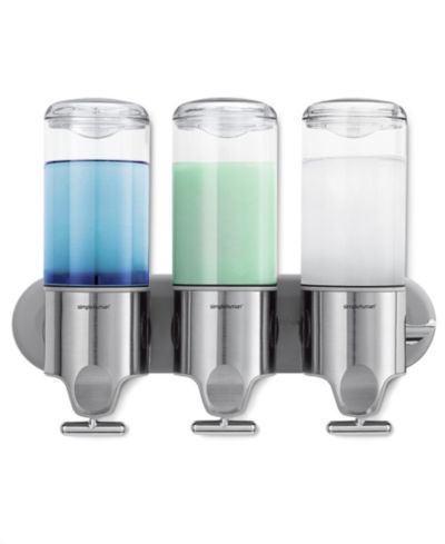 Дозатор для мыла Simplehuman с креплением на три стены