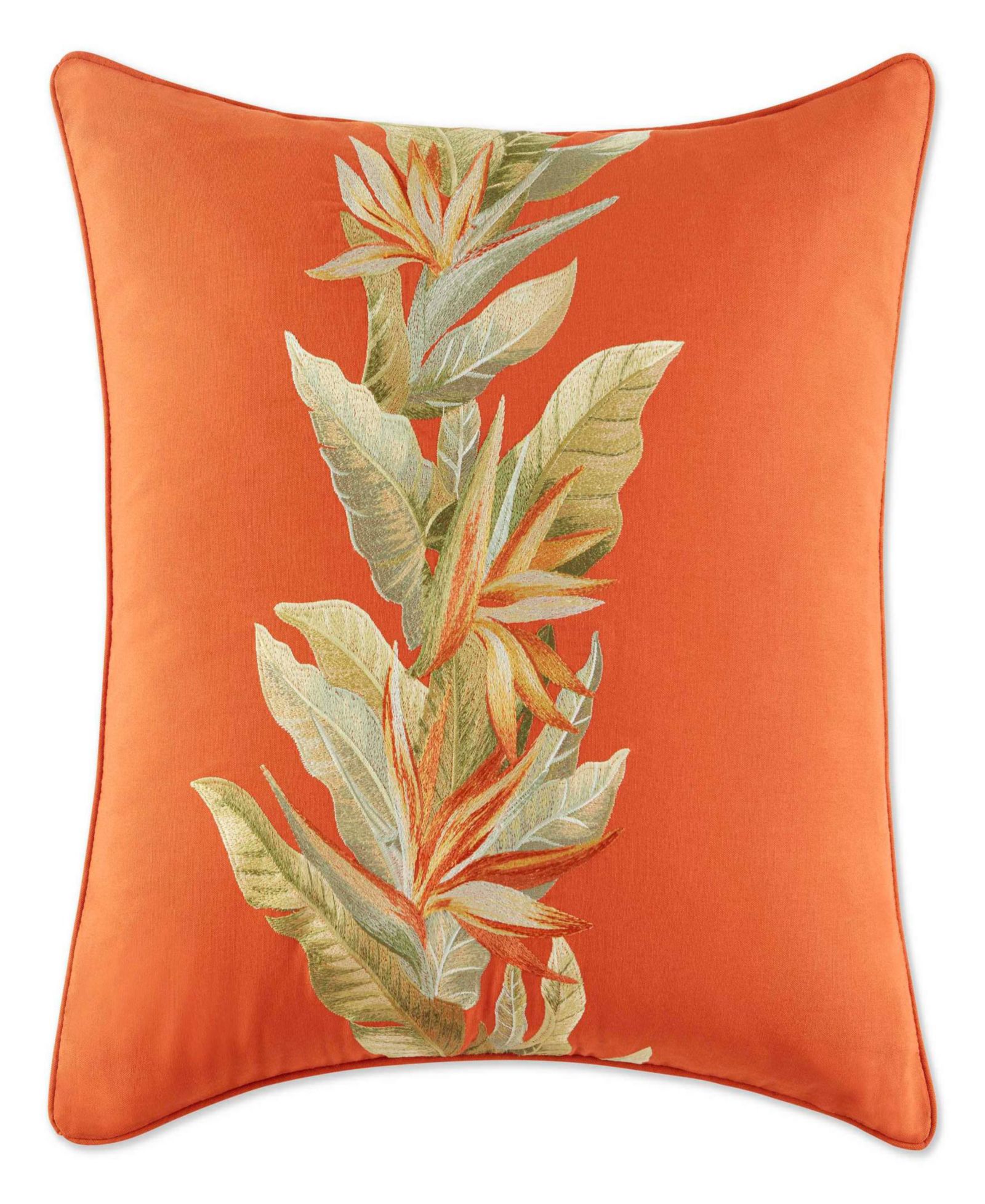 Tommy Bahama Home Birds Of Paradise Cotton Canvas Decorative Pillow, 20" x 20"