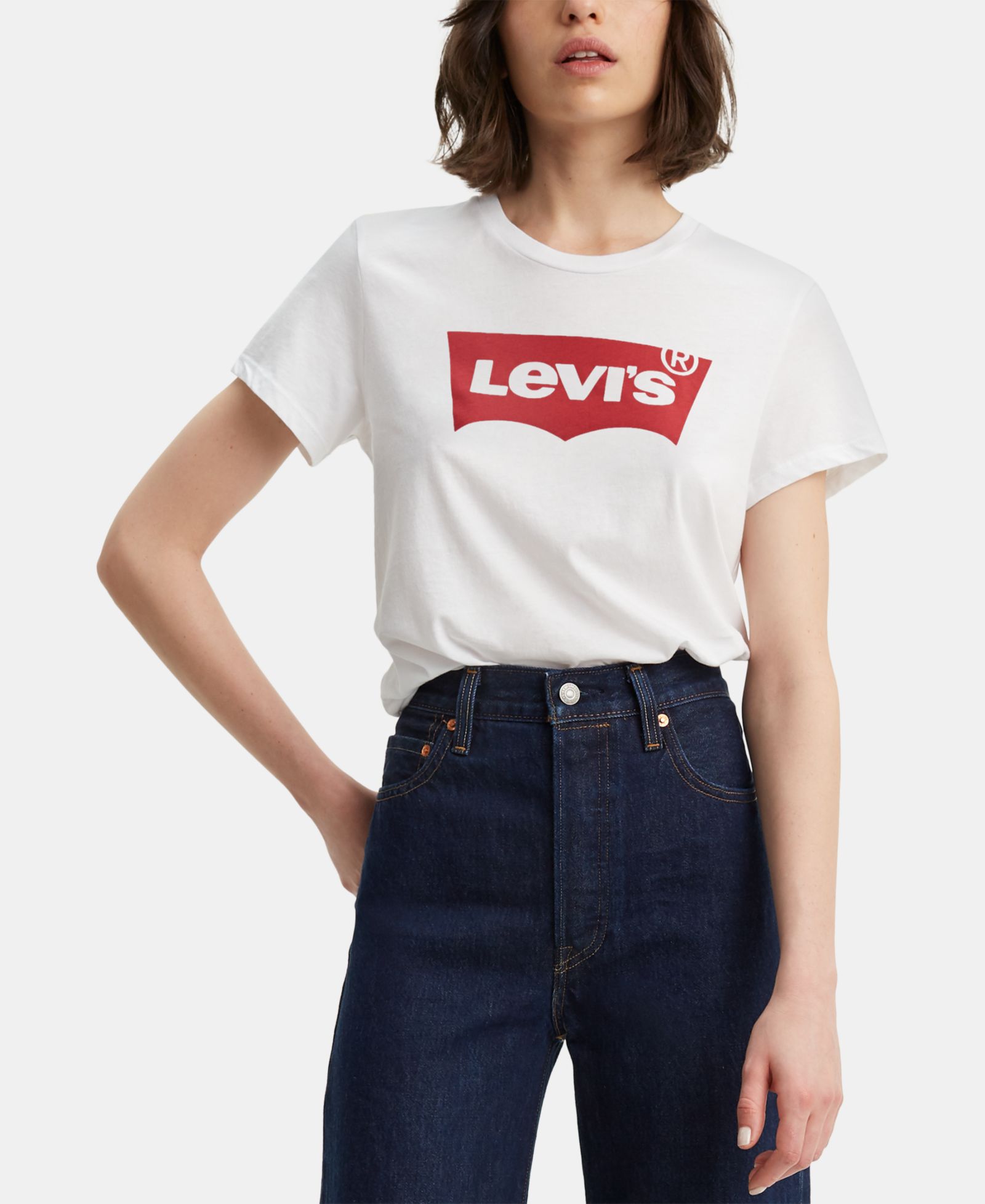 Levi's Women's Perfect Graphic Logo Cotton T-Shirt