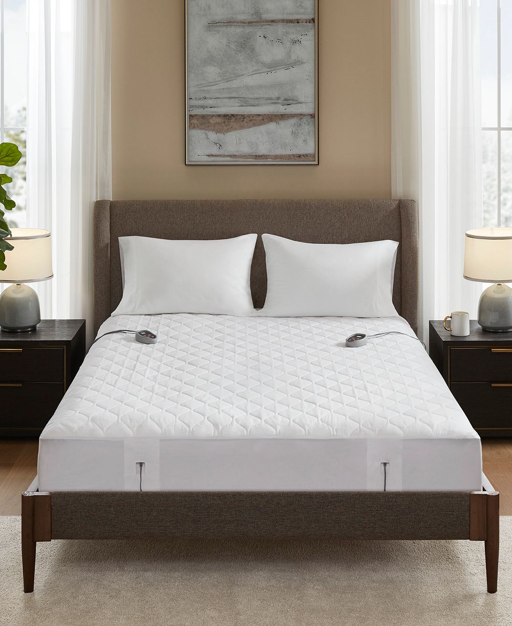 Beautyrest Deep Pocket Electric Cotton Top Mattress Pad, Queen
