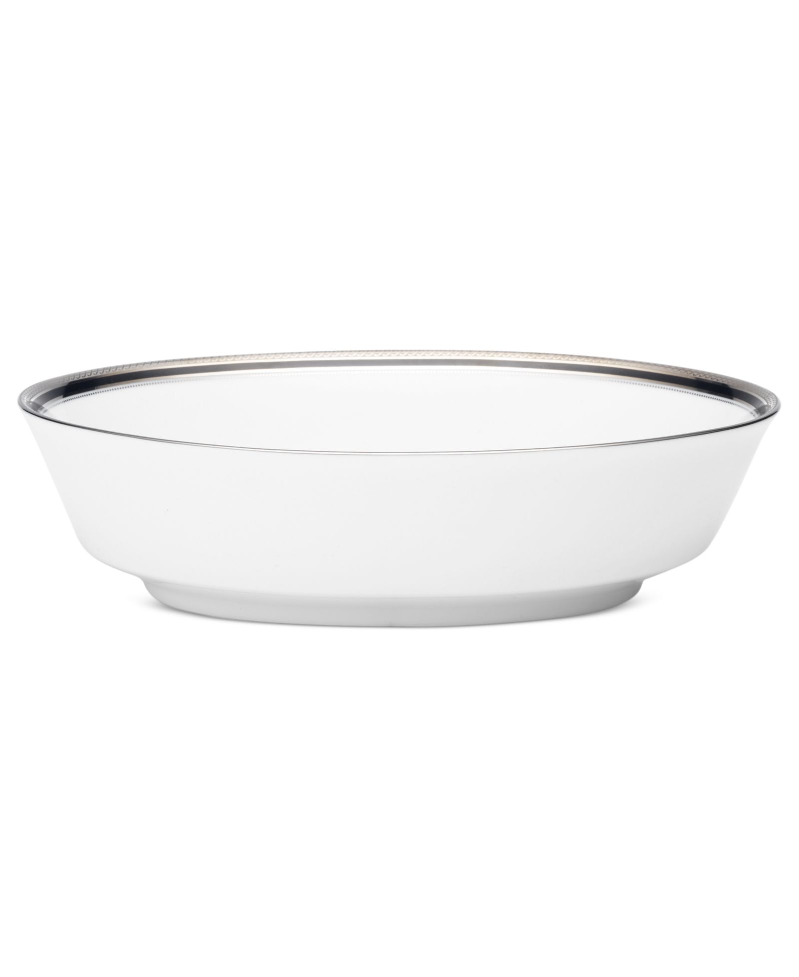 Noritake Austin Platinum Oval Vegetable Bowl, 9.75", 32 oz.