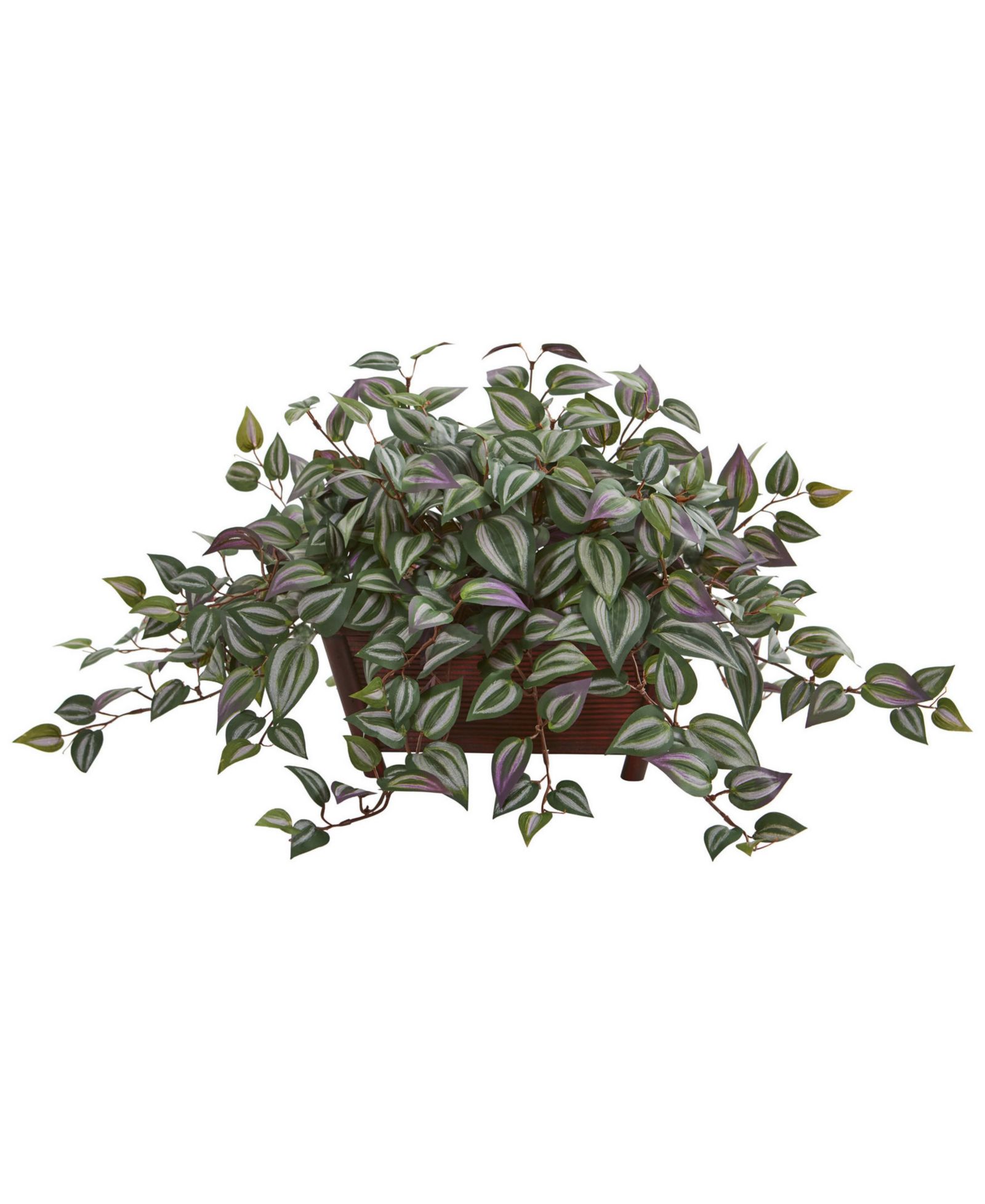 Искусственное растение Nearly Natural Wandering Jew в кашпо