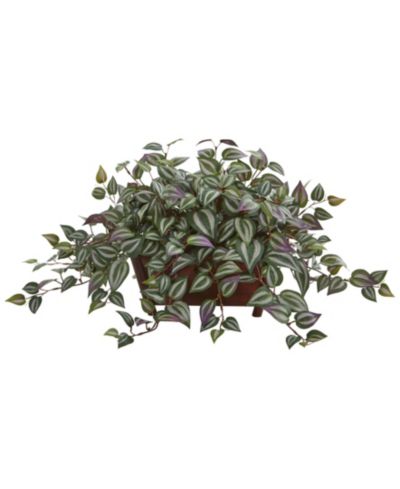 Искусственное растение Nearly Natural Wandering Jew в кашпо