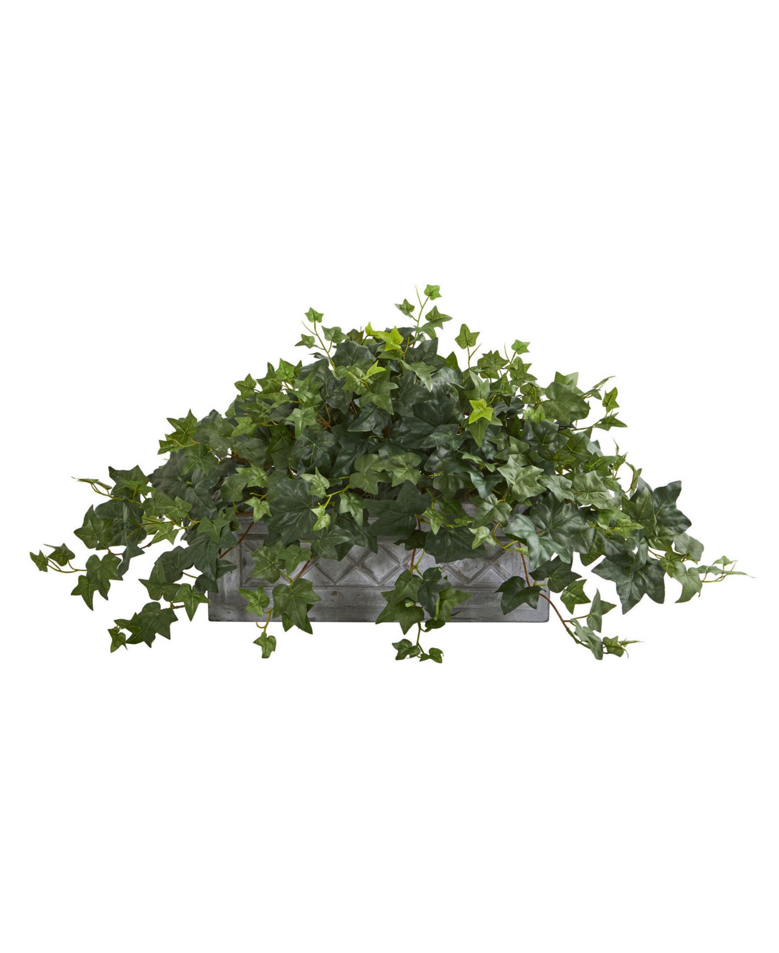 Искусственное растение Nearly Natural Puff Ivy в каменном кашпо