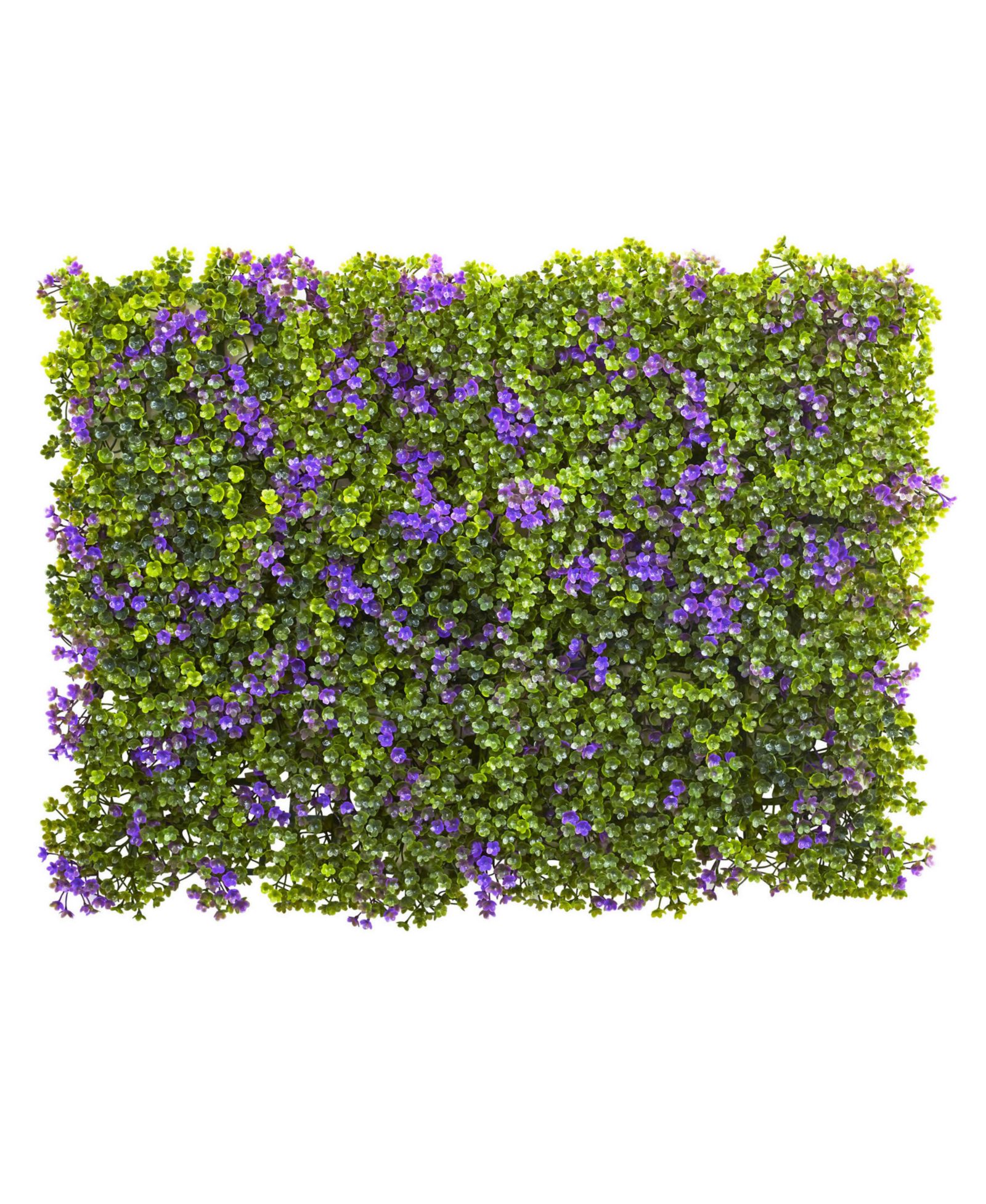 Набор из 12 ковриков Nearly Natural Purple and Green Clover, 6x6"
