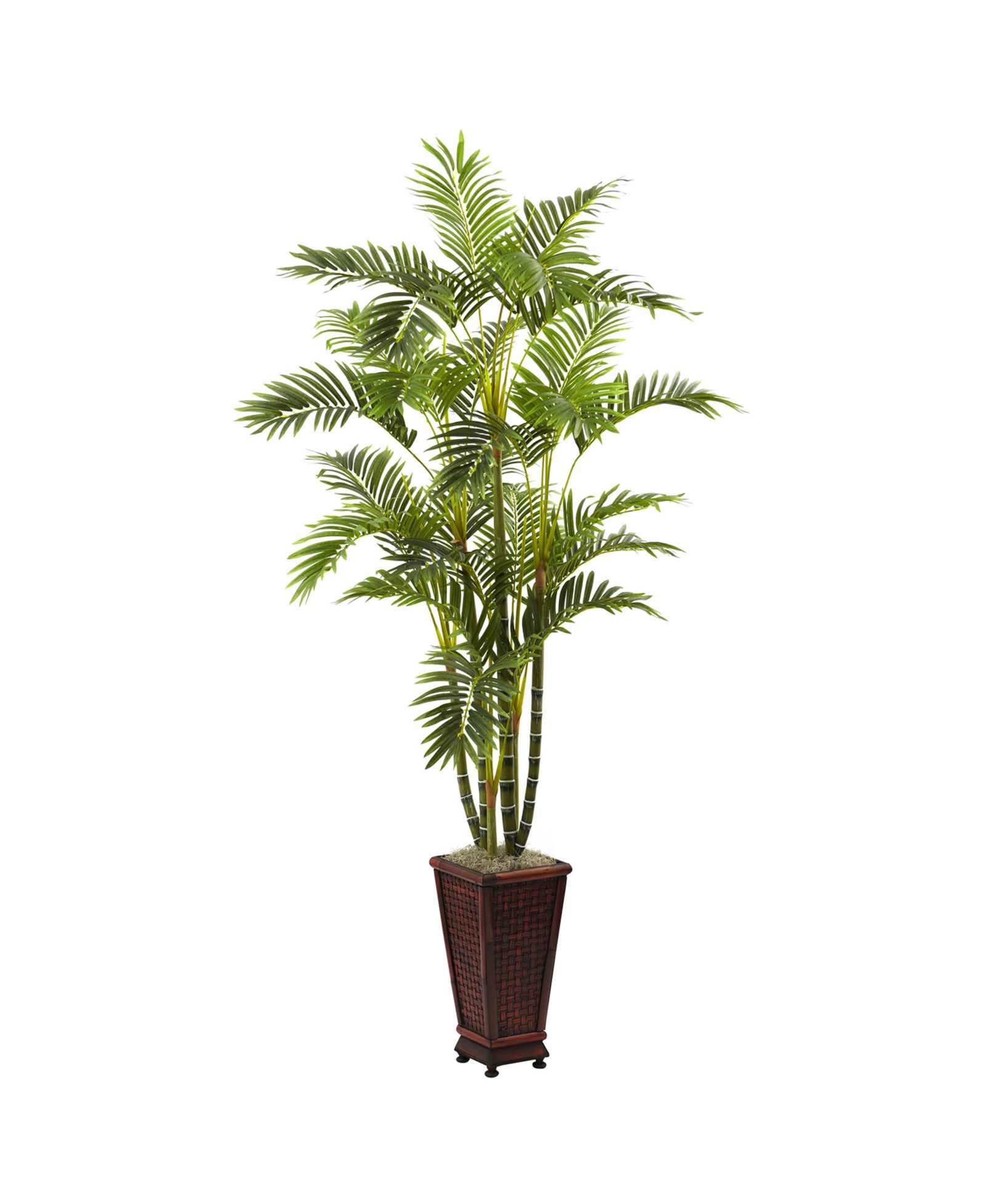 Искусственное растение Nearly Natural Areca с кашпо, 6.5'