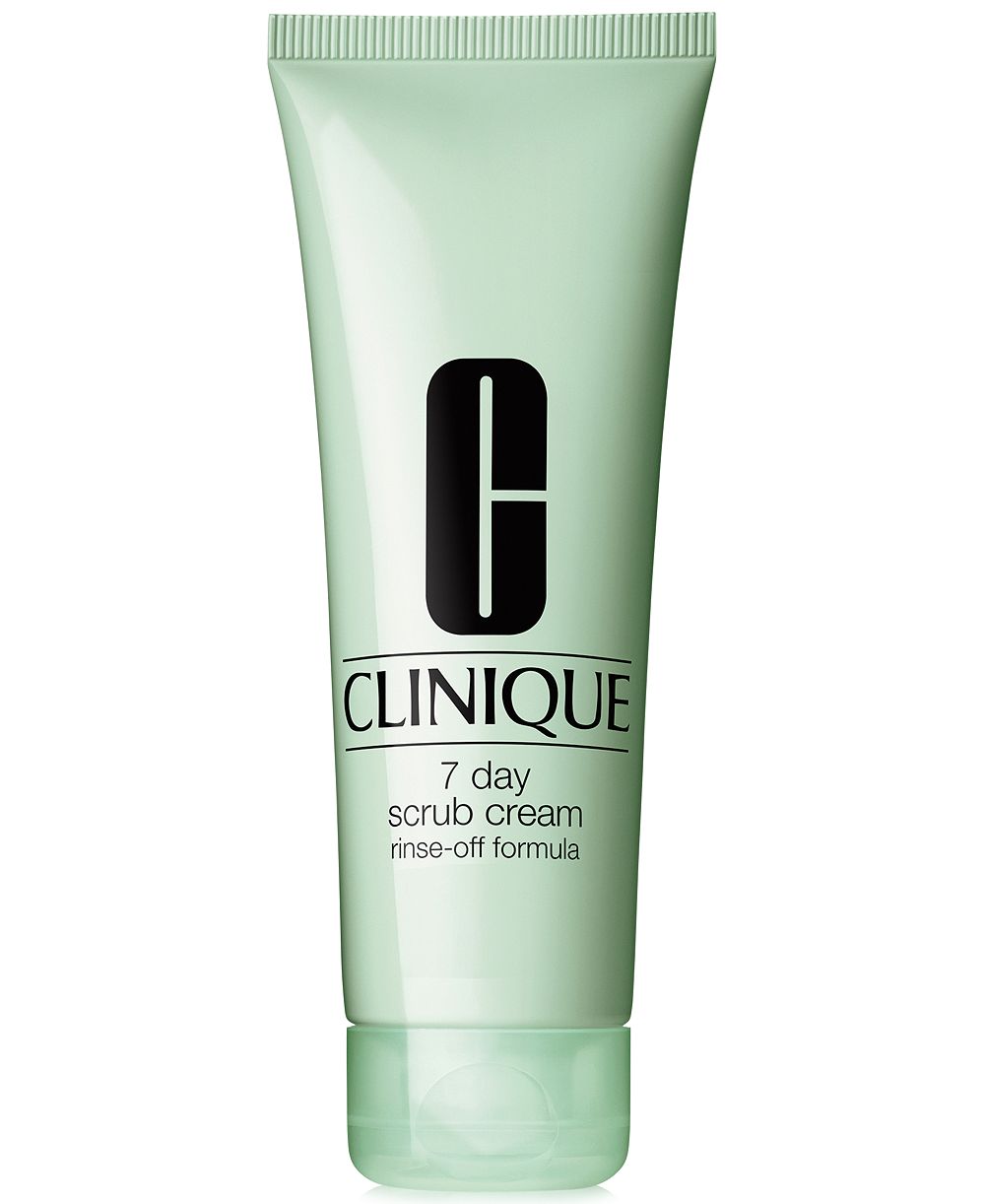 Крем-скраб для лица Clinique 7 Day Face Scrub Cream Rinse-Off Formula, 3.4 oz.