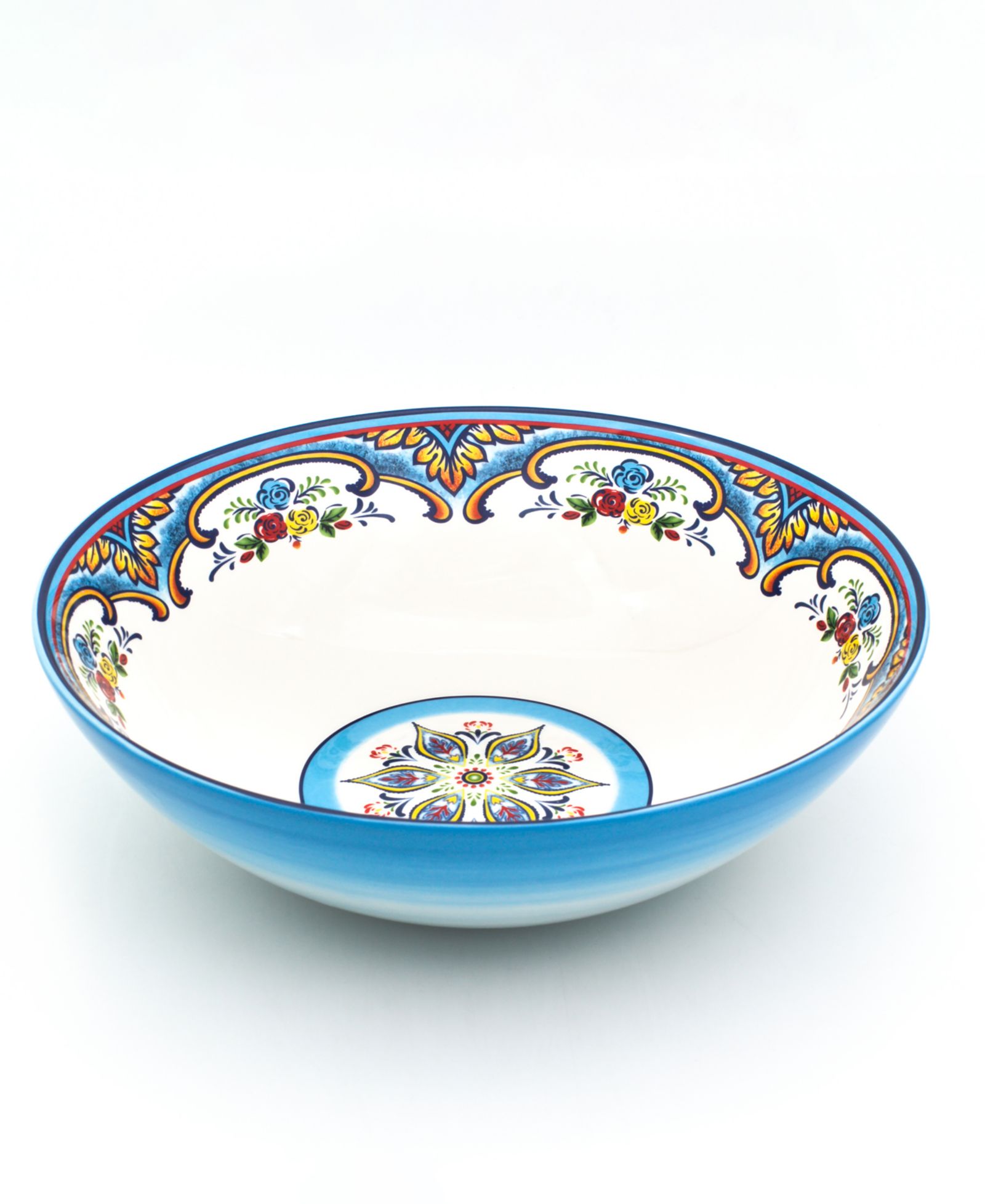 Euro Ceramica Zanzibar Serving Bowl