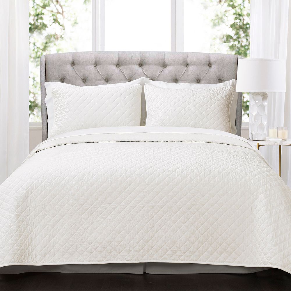 Комплект стеганого одеяла Lush Décor Ava Cotton, 3 шт, King