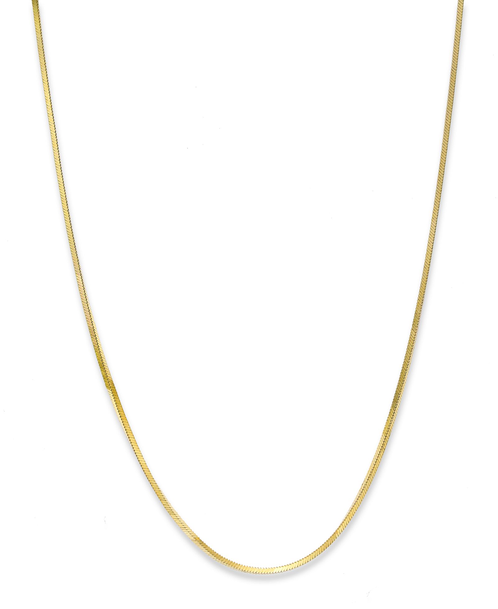 Giani Bernini 18K Gold over Sterling Silver Ожерелье, 16" Thin Snake Chain