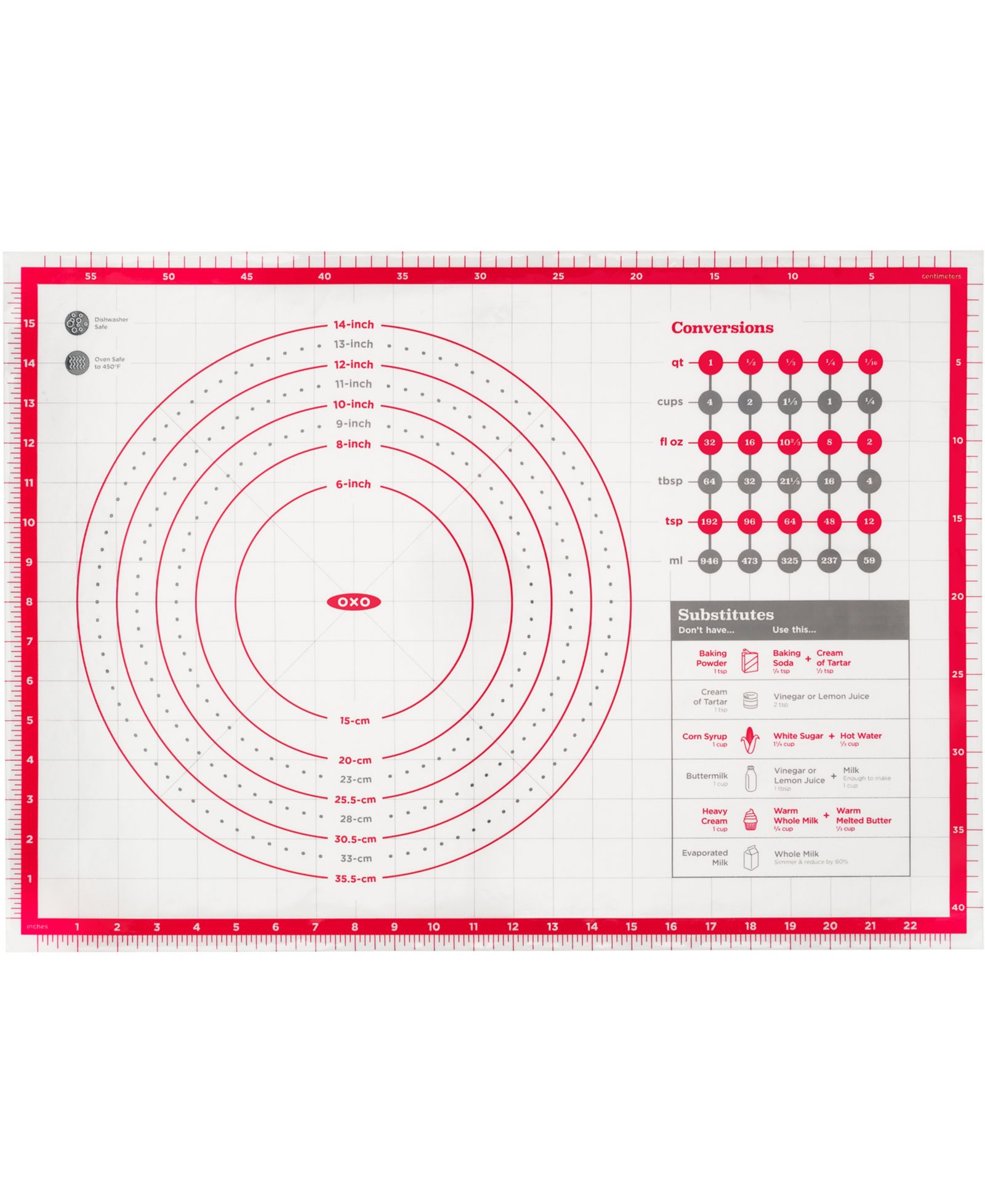Силиконовый коврик для выпечки OXO