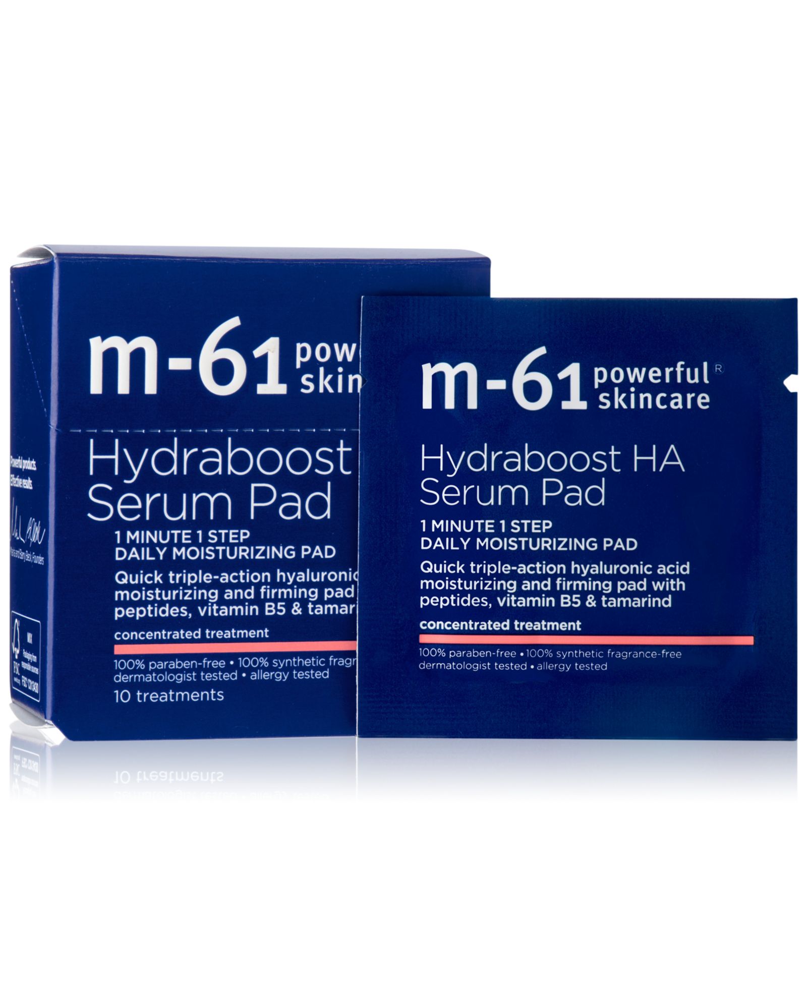 m-61 by Bluemercury Hydraboost HA Serum Pad, 10-Pk.