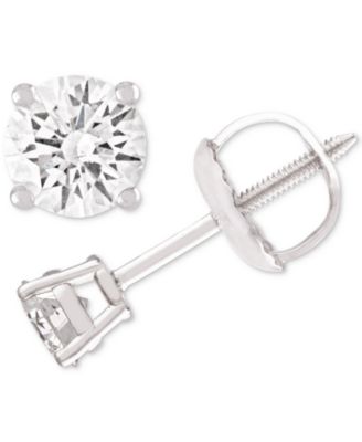 Diamond Stud Earrings (1/4 ct. t.w.) in 14k White or Yellow Gold